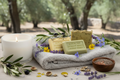Calithea 3-Pack Natural Olive Oil Soap with Donkey Milk