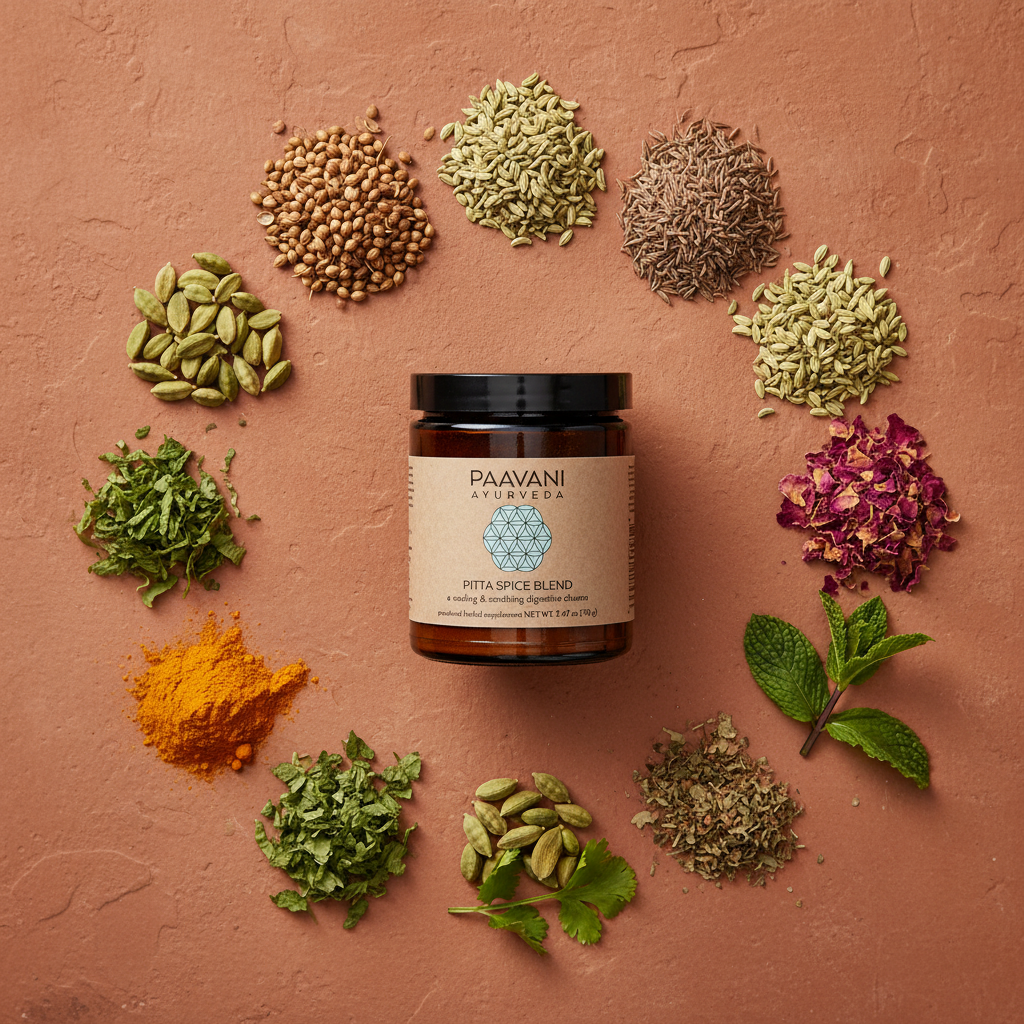 Pitta Spice Blend | Cooling Ayurvedic Spice Churna | PAAVANI Ayurveda