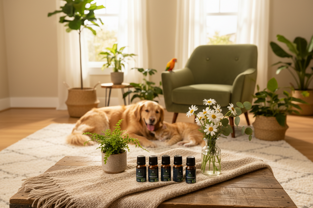Pet-Friendly Aromatherapy Essential Oils | 6-Pack Collection | Safe for Dogs & Cats