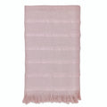 Aegean Turkish Towel | Blush Pink | Cotton Fouta with Fringe | KORISSA