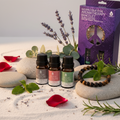Pursonic Aromatherapy Bliss Bundle: Lava Stone Bracelet + Pure Essential Oils