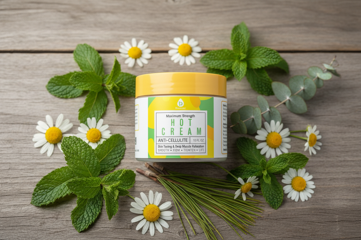 Pursonic Maximum Strength Hot Cream | Warming Body Treatment | 4oz & 10oz