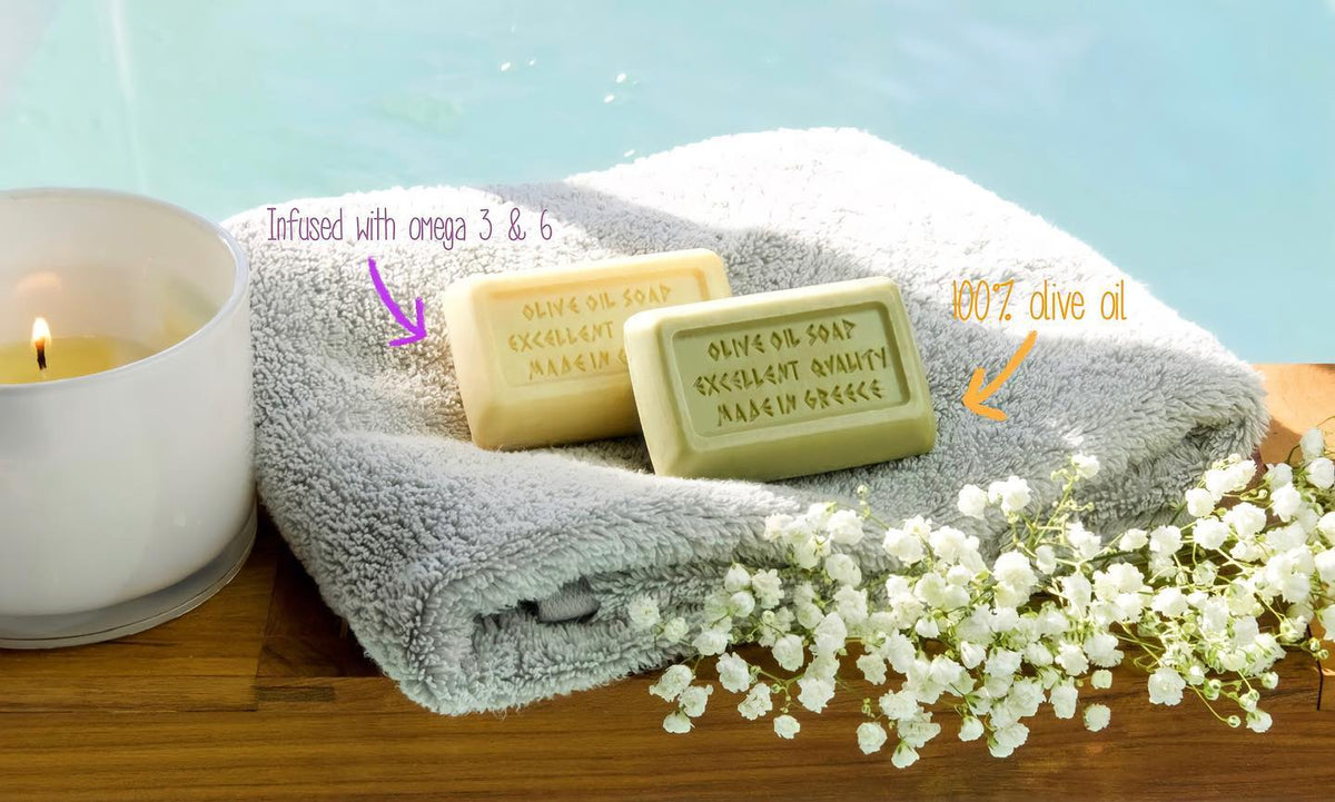 Calithea 3-Pack Natural Olive Oil Soap with Donkey Milk