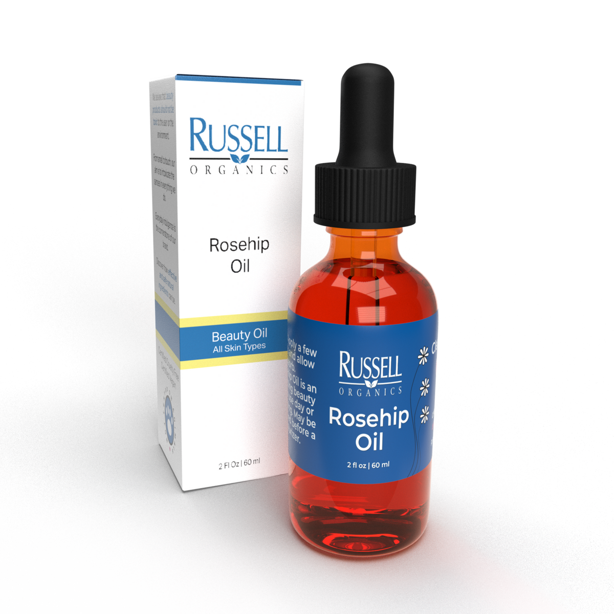 Rosehip Oil | Pure Cold-Pressed Organic | 2 fl oz