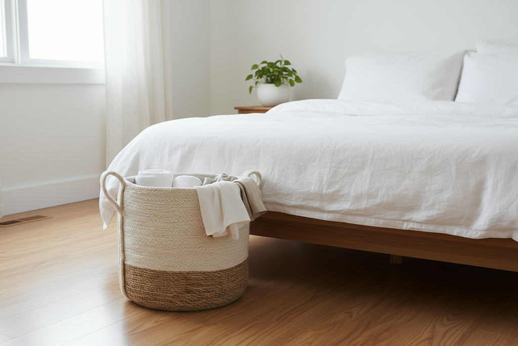 Savar Storage Basket with Side Handles | Jute & Seagrass | KORISSA
