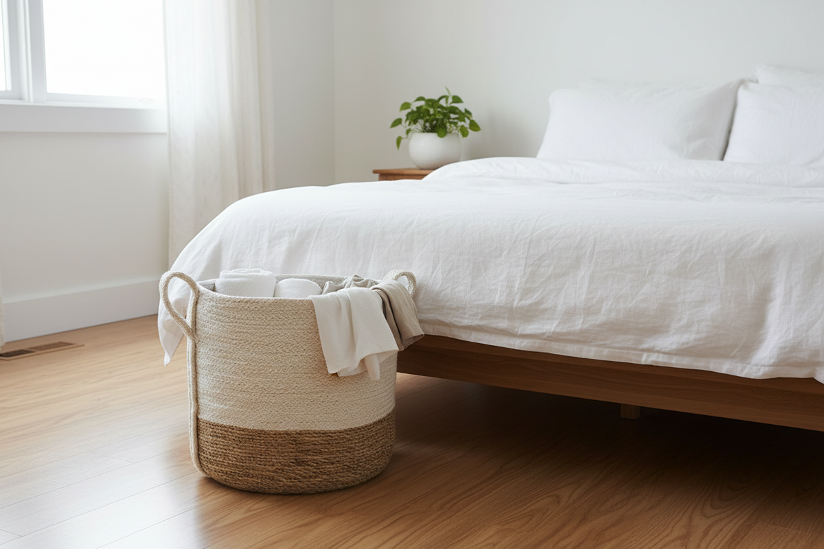 Savar Storage Basket with Side Handles | Jute & Seagrass | KORISSA