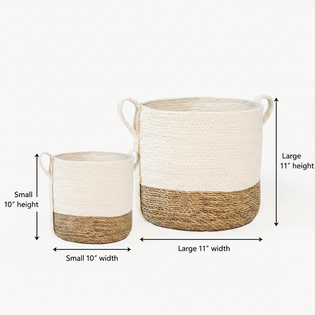 Savar Basket with Side Handle