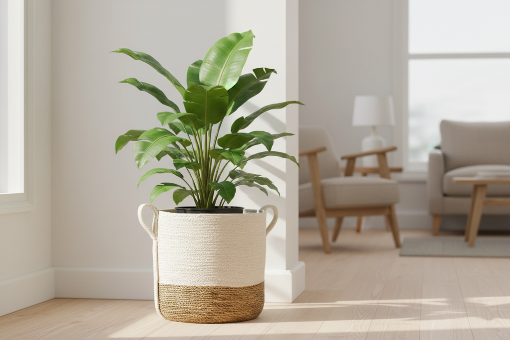 Savar Storage Basket with Side Handles | Jute & Seagrass | KORISSA