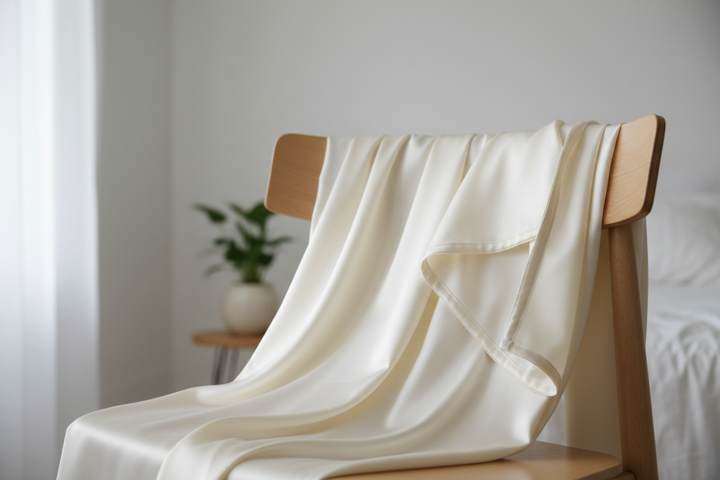 Silk Pillowcase | King | Lightest Ivory | 22 Momme Mulberry Silk | Silkki