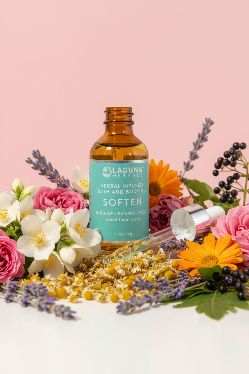 Soften Jasmine Rose Body Oil