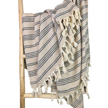 Load image into Gallery viewer, Woven Stripe Turkish Throw
