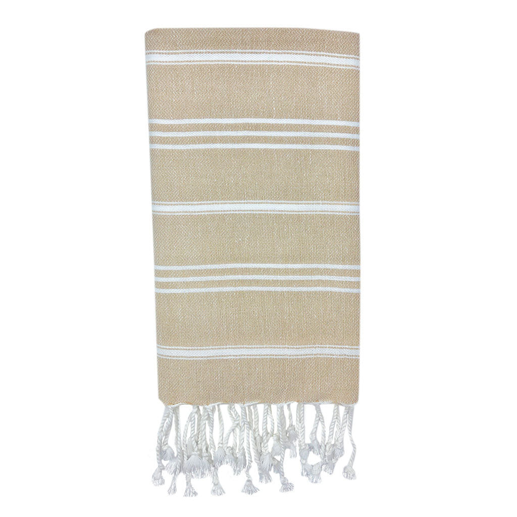 Classic Turkish Hand Towel | 36” × 22” | 100% Turkish Cotton | SLATE + SALT