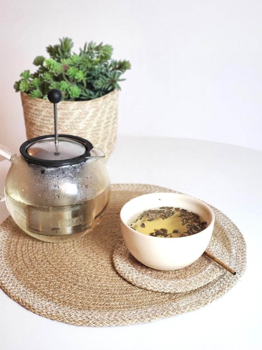 Agora Seagrass Coaster Trivet | Set of 4 | KORISSA