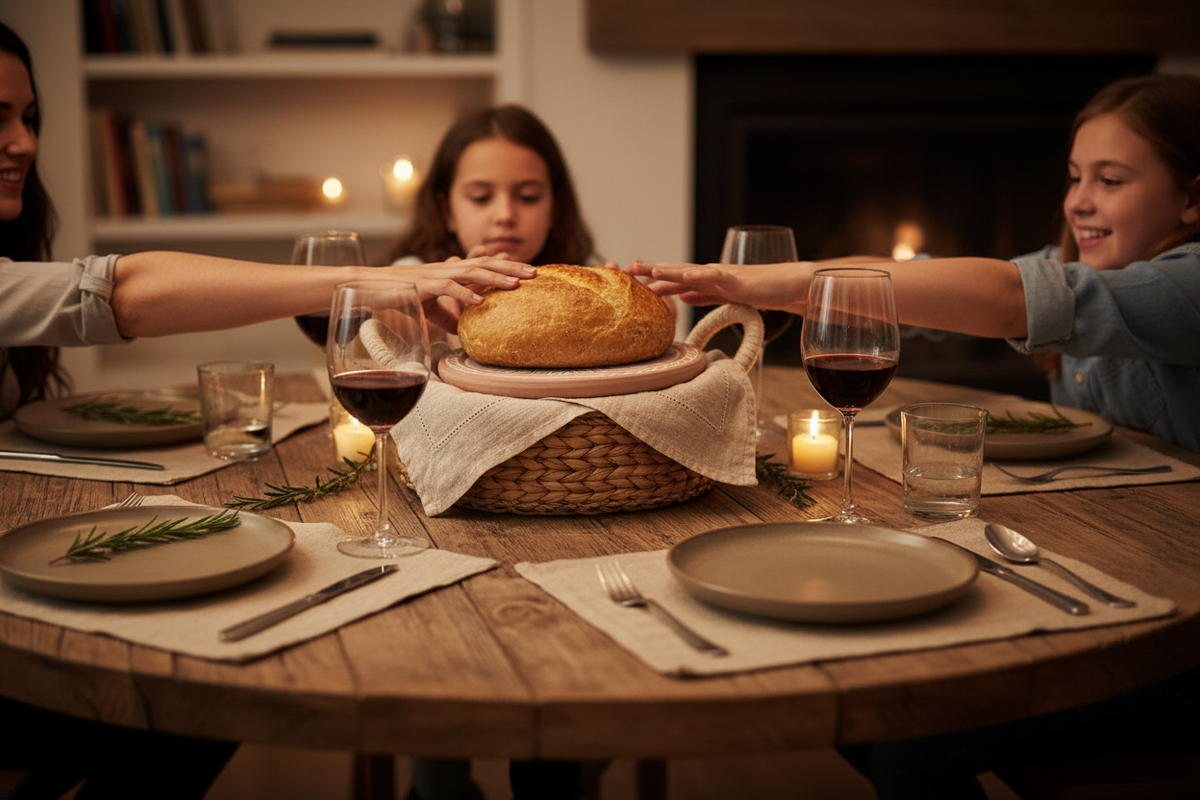 Terracotta Bread Warmer & Seagrass Basket | Tree of Life | KORISSA